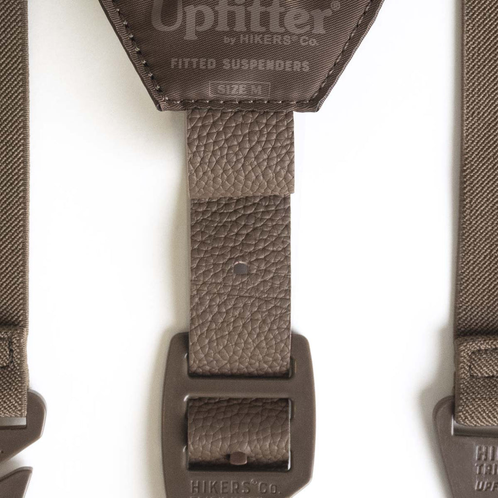 Supple leather strap hand-selected for bare-skin comfort.