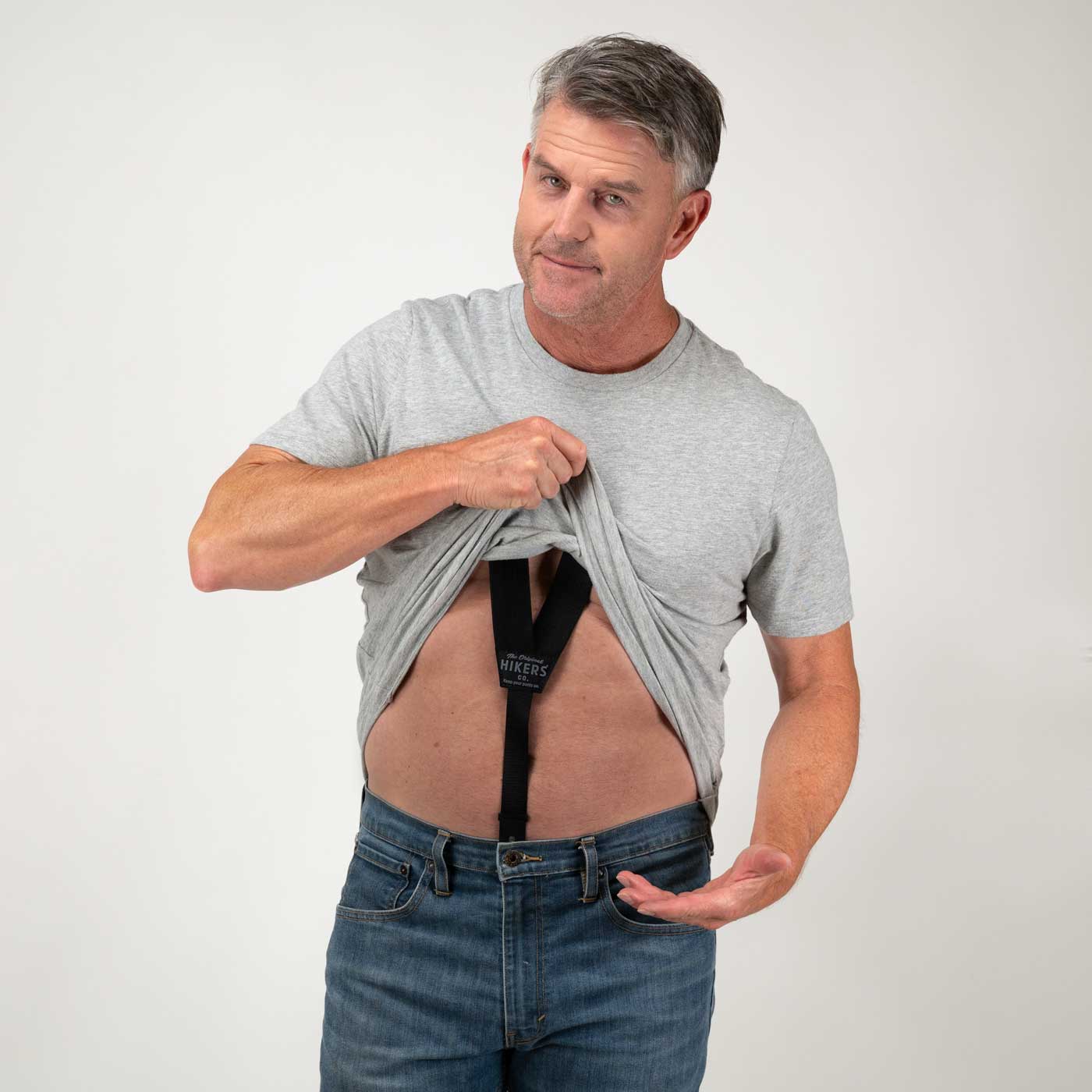 HIKERS® Button Fly Suspenders in Black – HIKERS®