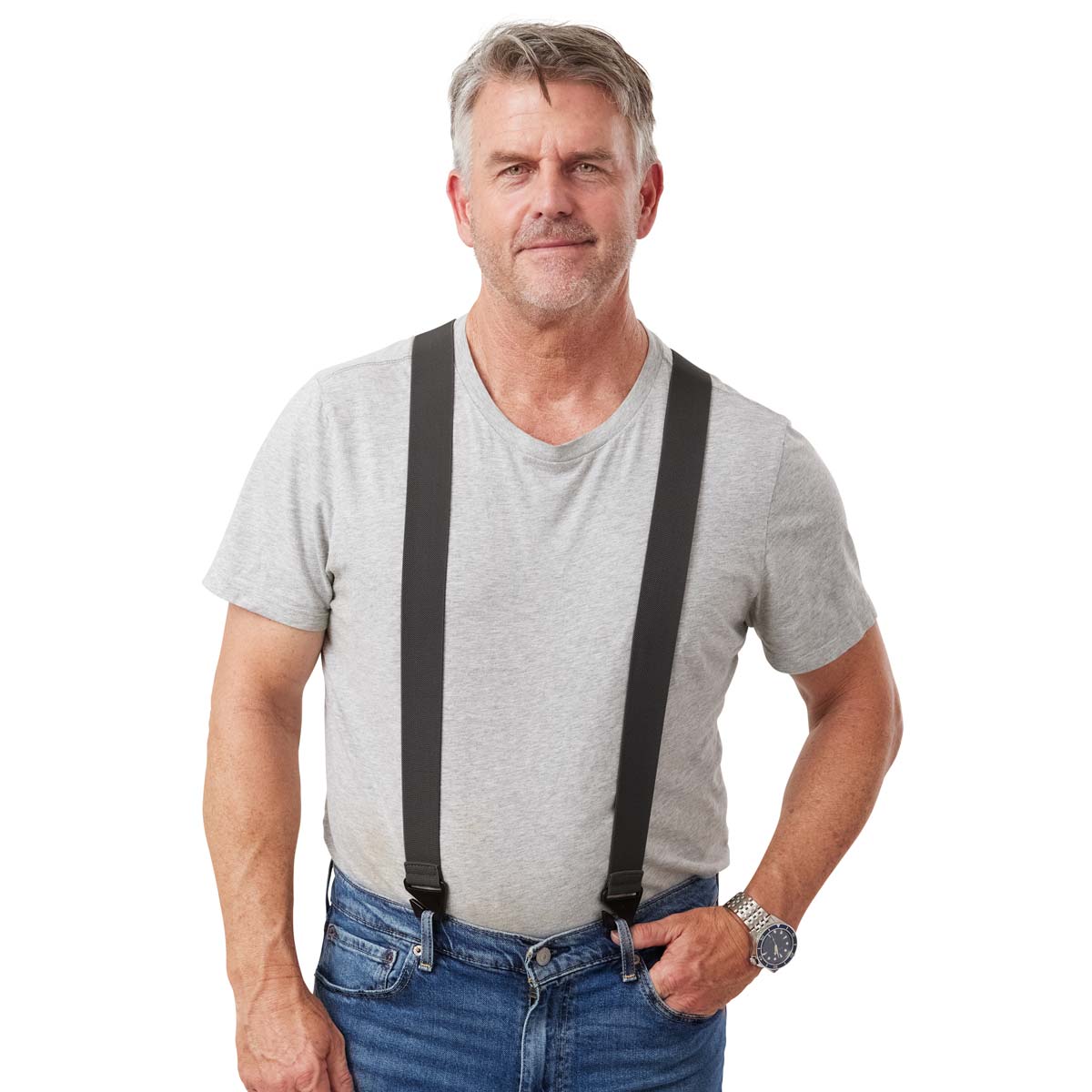 Upfitter® Belt Loop Suspenders in Black – HIKERS®