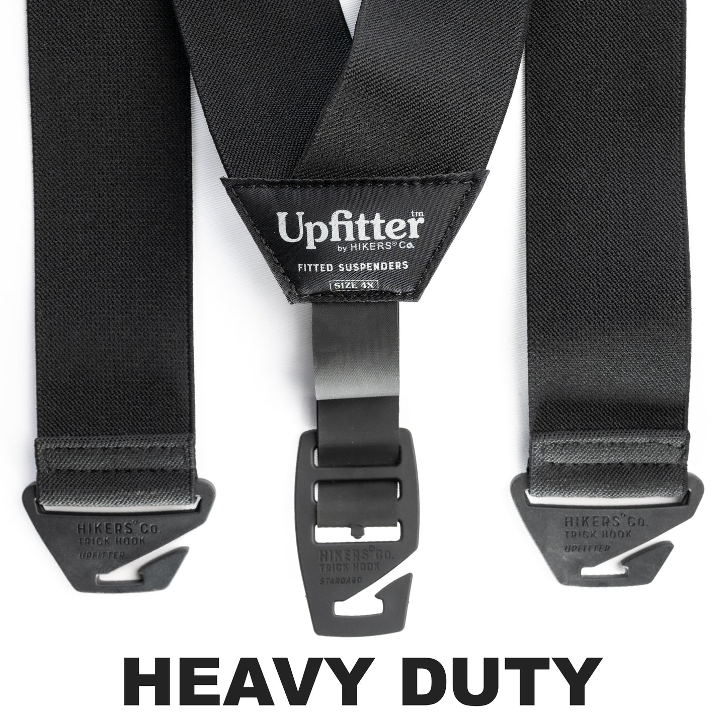 Upfitter® Belt Loop Suspenders - Heavy Duty - Black