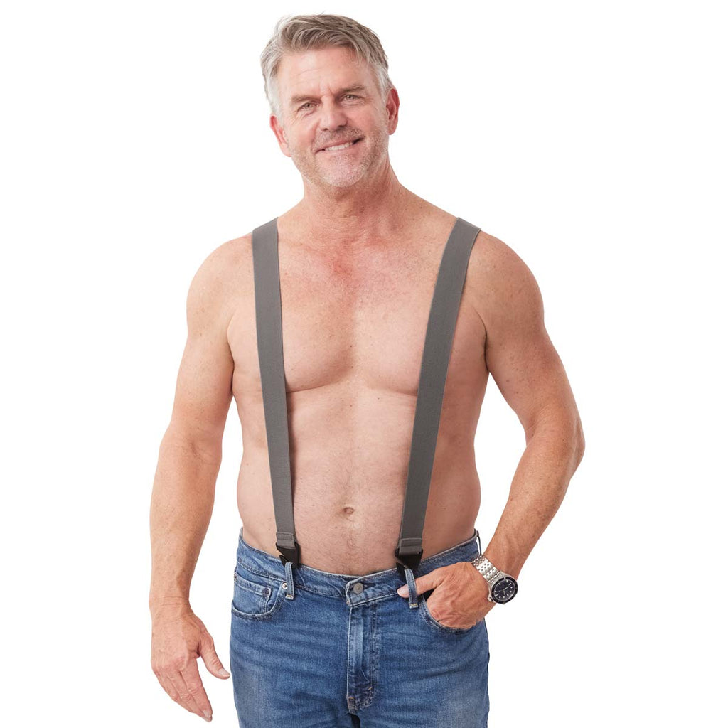 Upfitter® Belt Loop Suspenders in Gray/Black – HIKERS® Co.