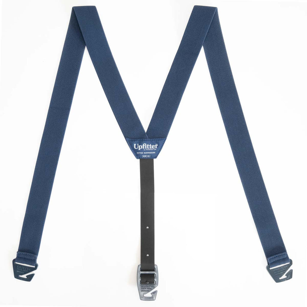Holdup USA Double-Ups Men's Suspenders: Blue Denim Y-Back – Holdup-Suspender -Company